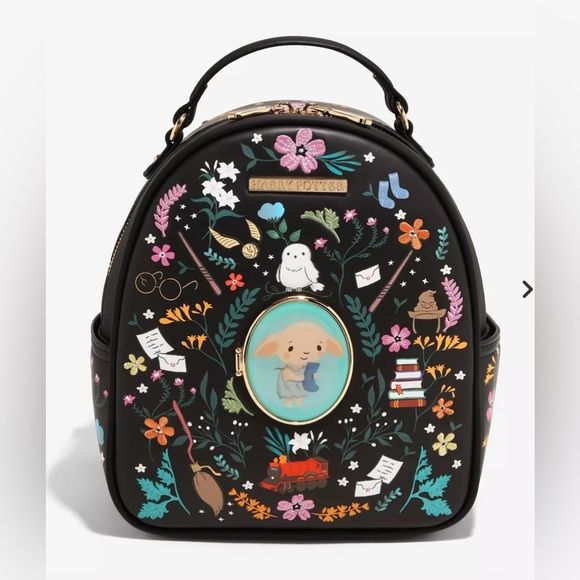 Disney | Bags | Our Universe Harry Potter Dobby Floral Mini Backpack ...